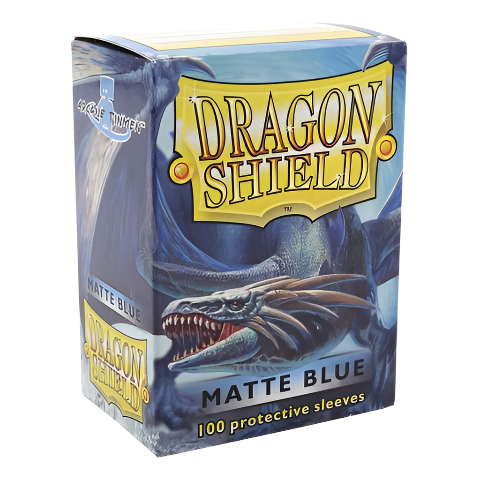 Dragon Shield Sleeves: Blue Matte (Box Of 100)