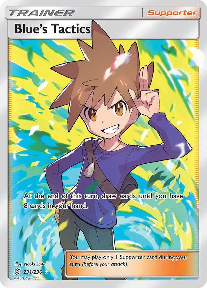 Blue's Tactics (Full Art) - SM - Unified Minds (SM11)
