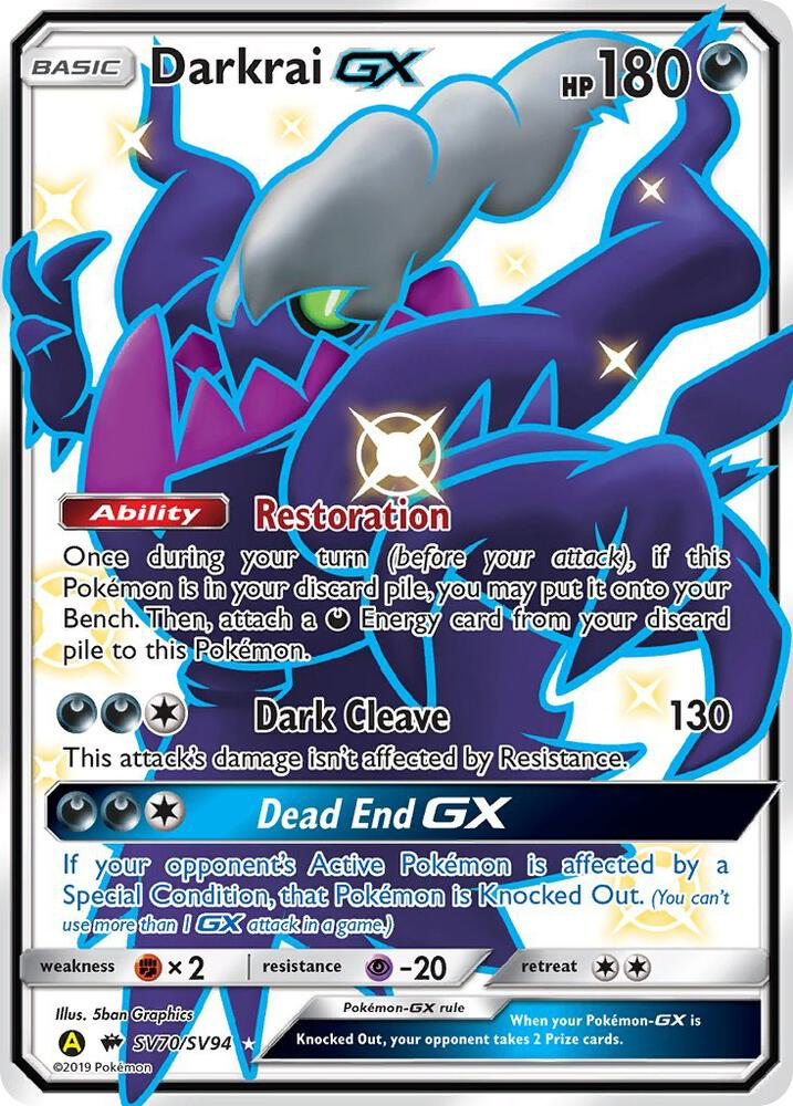 pokemon hidden fates shiny cards Darkrai GX | Fates: Vault | (HIF:SV) | Magic: The Gathering Variant:Venusaur/Charizard/Blastoise Pokemon Vivid Voltage Booster charizard ex blanket All cards will be