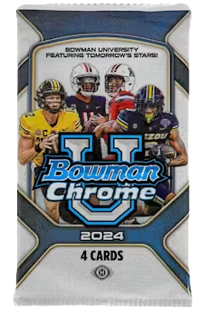 2024 Bowman University Chrome Football Hobby Pack