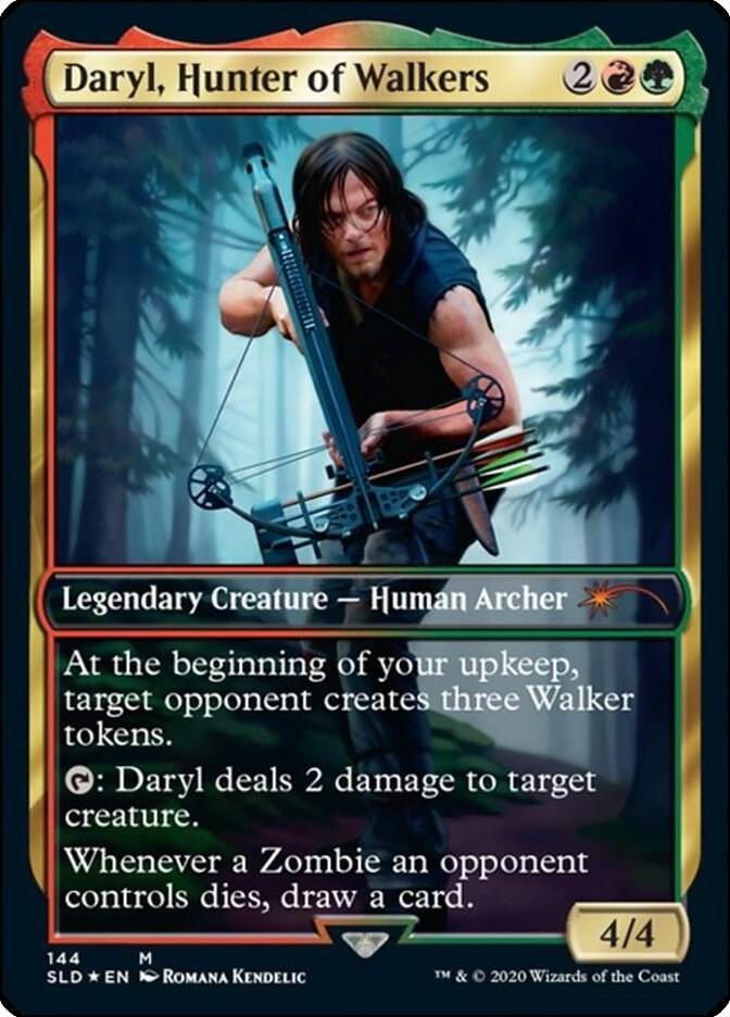 daryl mtg card Does Daryl's Zombie tokens trigger compost? target opponent creates three Walker tokens Deck #796 Daryl, Hunter of