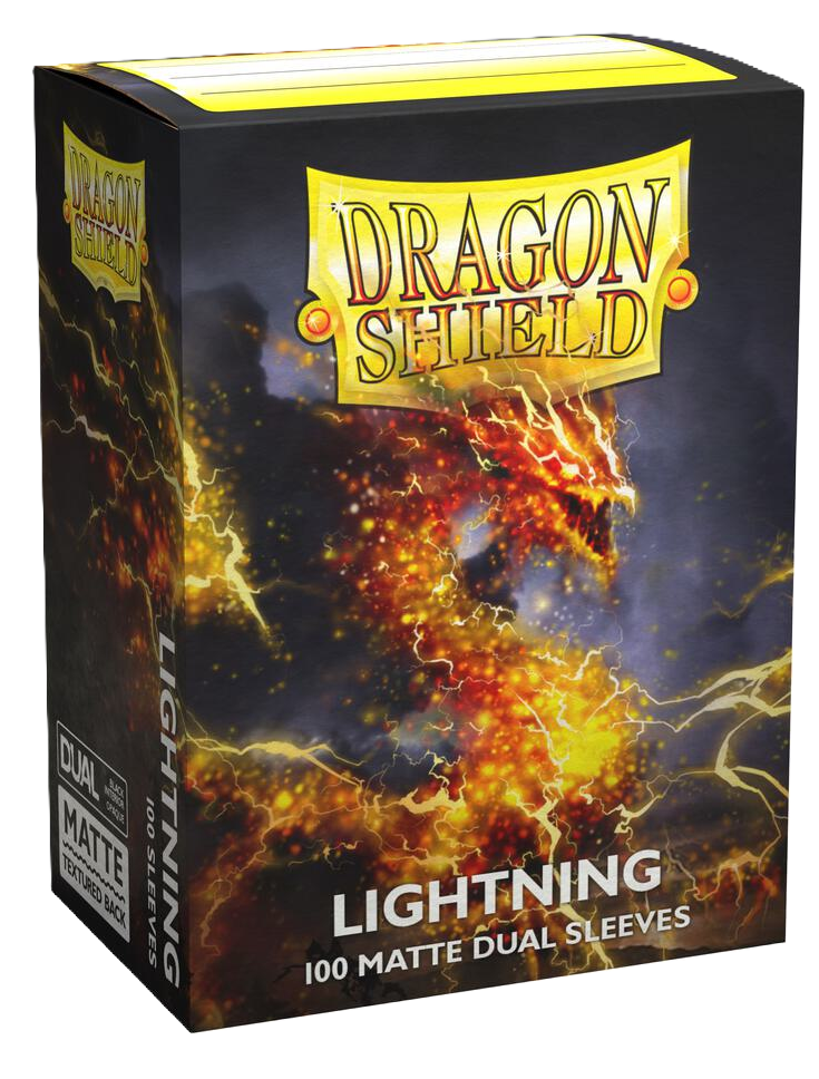 Dragon Shield Sleeves: Lightning Standard Dual Matte (Box Of 100)