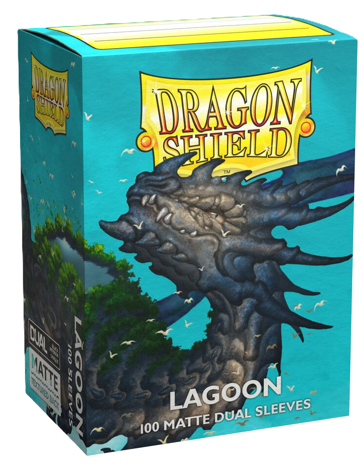 Dragon Shield Sleeves: Lagoon Standard Dual Matte (Box Of 100)