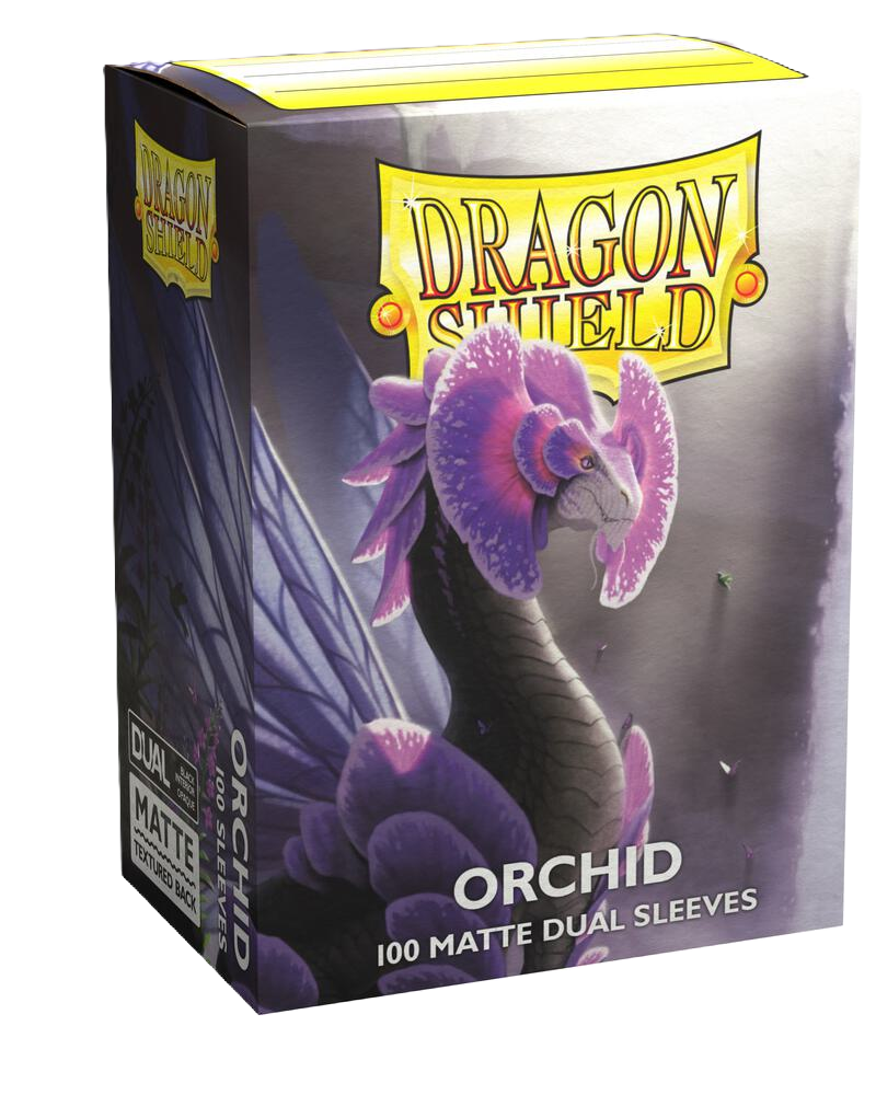 Dragon Shield Sleeves: Orchid Standard Dual Matte (Box Of 100)