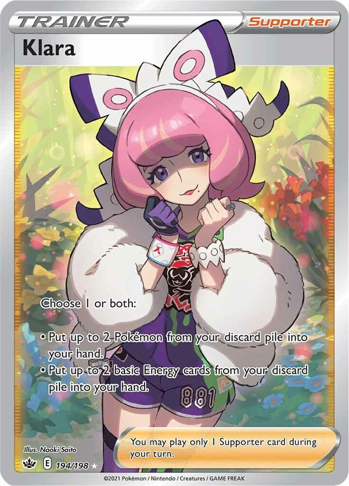 Klara (Full Art) - SWSH06: Chilling Reign (SWSH06)