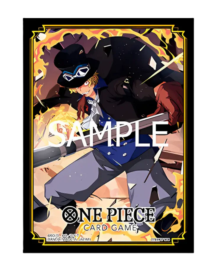 One Piece Card Game Official Sleeves: TCG+ Store Edition Vol.2 - Sabo (70-Pack) - Bandai Card Sleeves