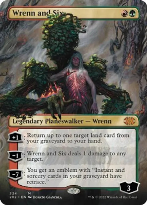 Wrenn and Six (Borderless Foil)- Double Masters 2022 (2X2)