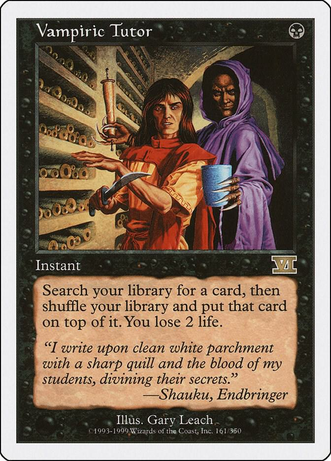 Vampiric Tutor - Classic Sixth Edition (6ED)