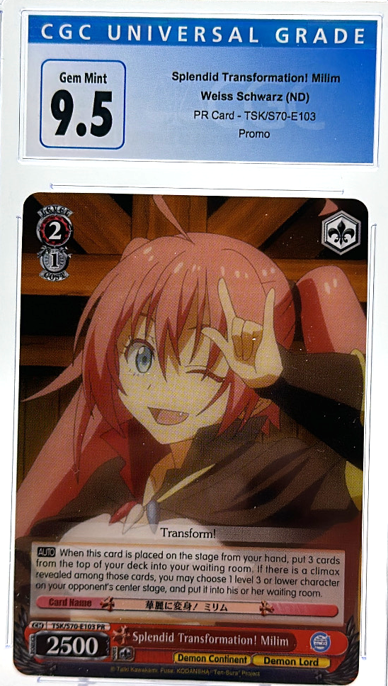 Splendid Transformation! Milim TSK/S70-E103 PR Promo - Weiss Schwarz - CGC 9.5