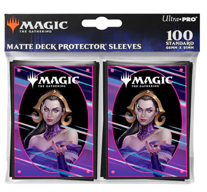 Foundations Dark Standard Deck Protector Sleeves for Magic: The Gathering (100-pack) - Ultra Pro