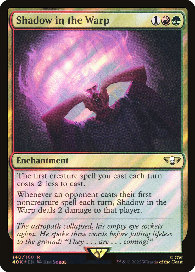 Shadow in the Warp | (Surge Foil) | Universes Beyond: Warhammer 40,000 | (40K) | Magic: The Gathering