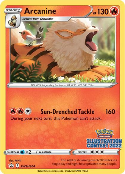 Arcanine (Illustration Contest 2022) - SWSH: Sword & Shield Promo Cards (SWSD)