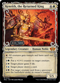 serial number mtg cards Kenrith, the Returned King (Serial Numbered)