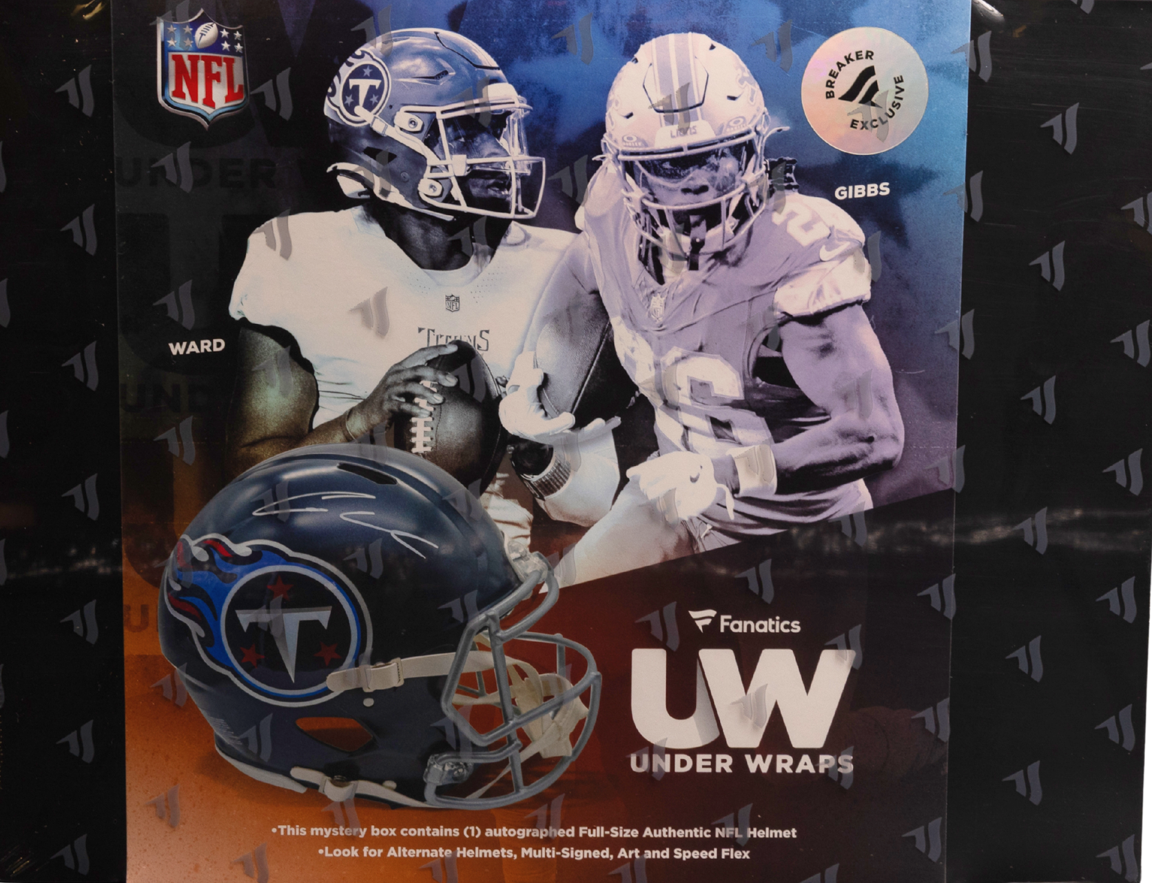Fanatics Under Wraps Signed Helmet | NFL Mystery Box | Cash Cards