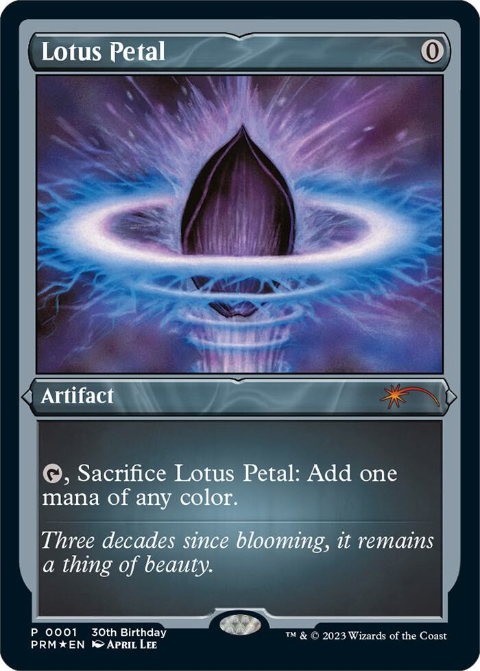 Lotus Petal (Foil Etched) - Unique and Miscellaneous Promos (UMP)
