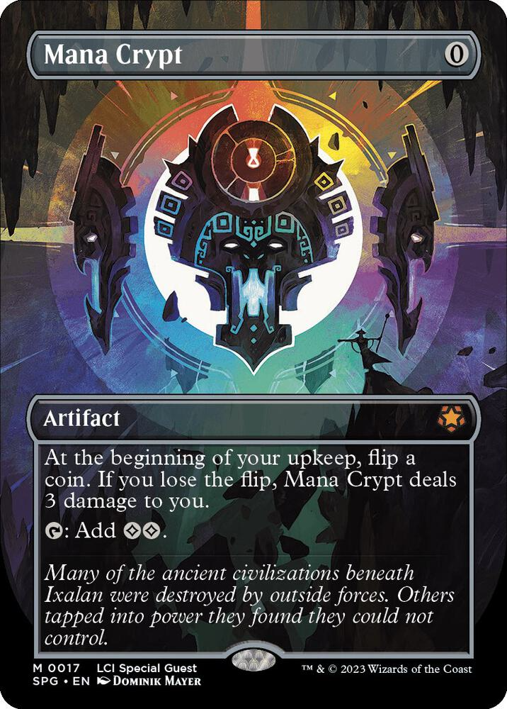Mana Crypt (Borderless) | Special Guests (SPG) | Magic: The Gathering