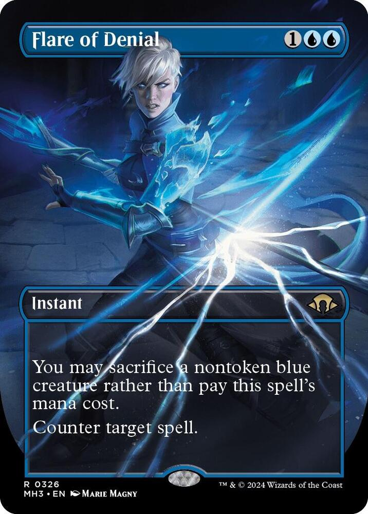Flare of Denial (Borderless) - Modern Horizons 3 (MH3)