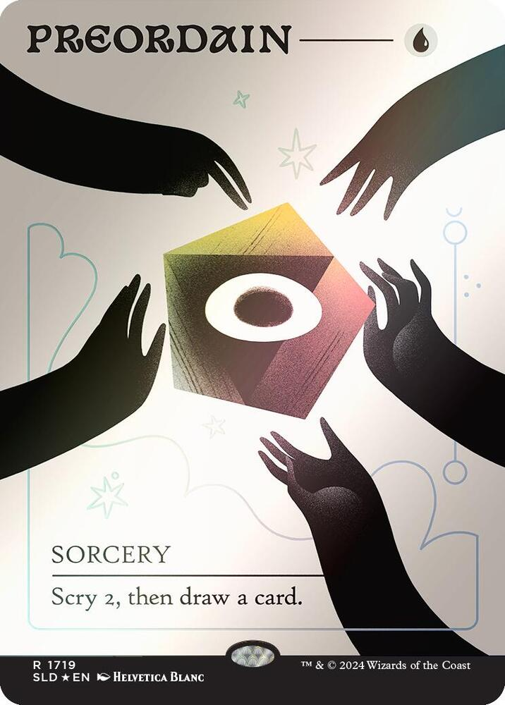 Preordain (1719) (Rainbow Foil) - Secret Lair Drop Series (SLD)