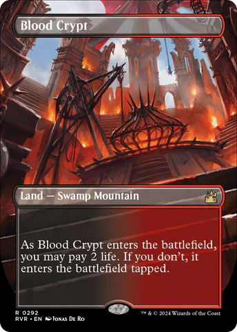 Blood Crypt (Borderless) - Ravnica Remastered (RVR)
