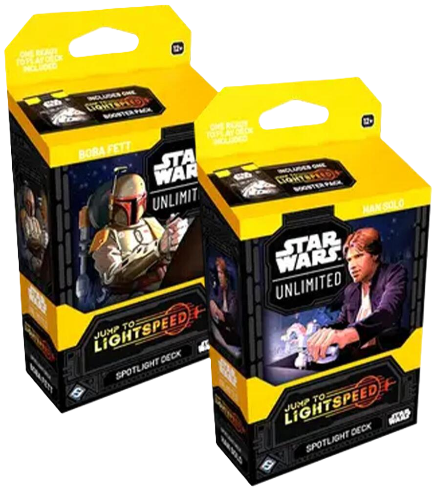 star wars destiny booster box Star Wars Unlimited: Boba Fett Jump to Lightspeed Spotlight Deck