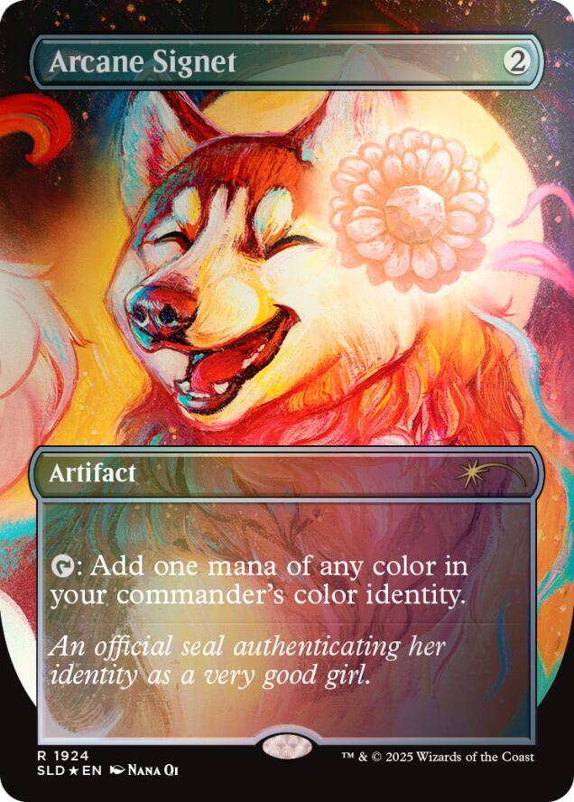 Arcane Signet (1924) (Rainbow Foil) - Secret Lair Drop Series (SLD)