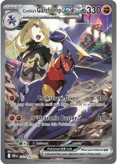 Cynthia's Garchomp ex - 232/182 - SV10: Destined Rivals (DRI)