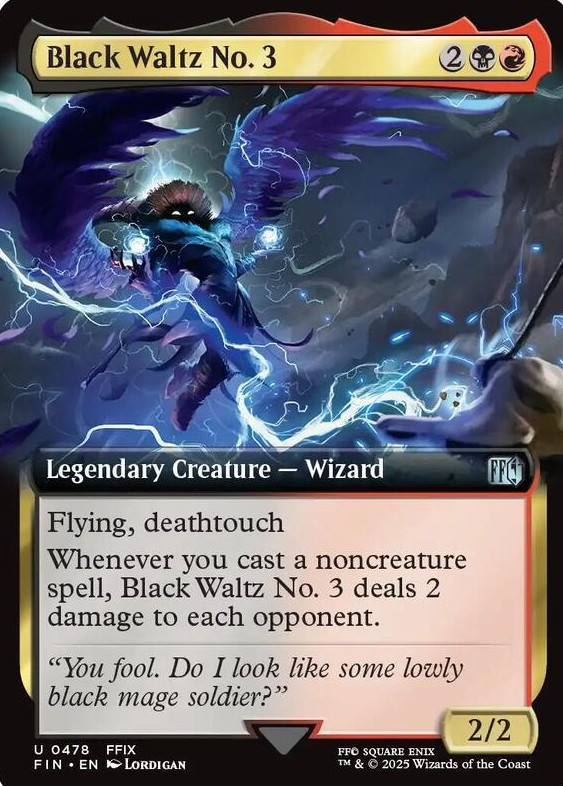 Black Waltz No. 3 (Extended Art) Foil