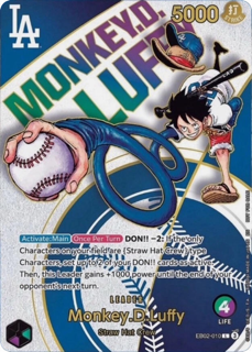 Monkey.D.Luffy (010) (Dodgers x ONE PIECE) - One Piece Promotion Cards (OP-PR)