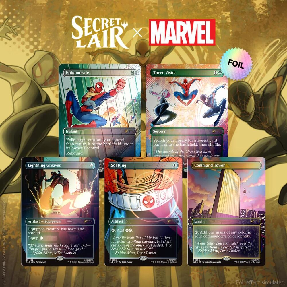 Secret Lair Drop | Secret Lair x Marvel's Spider-Man | Heroic Secret Lair Drop | Secret Lair x Marvel's Spider-Man | Heroic
