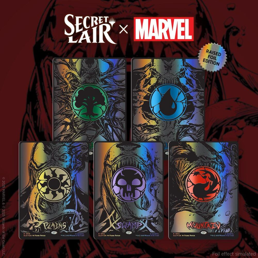 Secret Lair Drop: Secret Lair x Marvel's Spider-Man: Mana Symbiote - Raised Foil Edition - Secret Lair Drop Series (SLD)