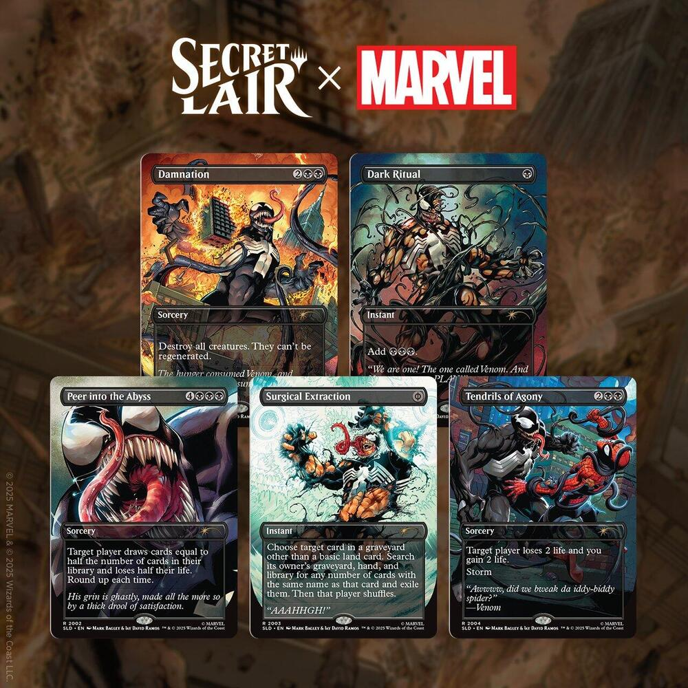 Secret Lair Drop: Secret Lair x Marvel's Spider-Man: Venom