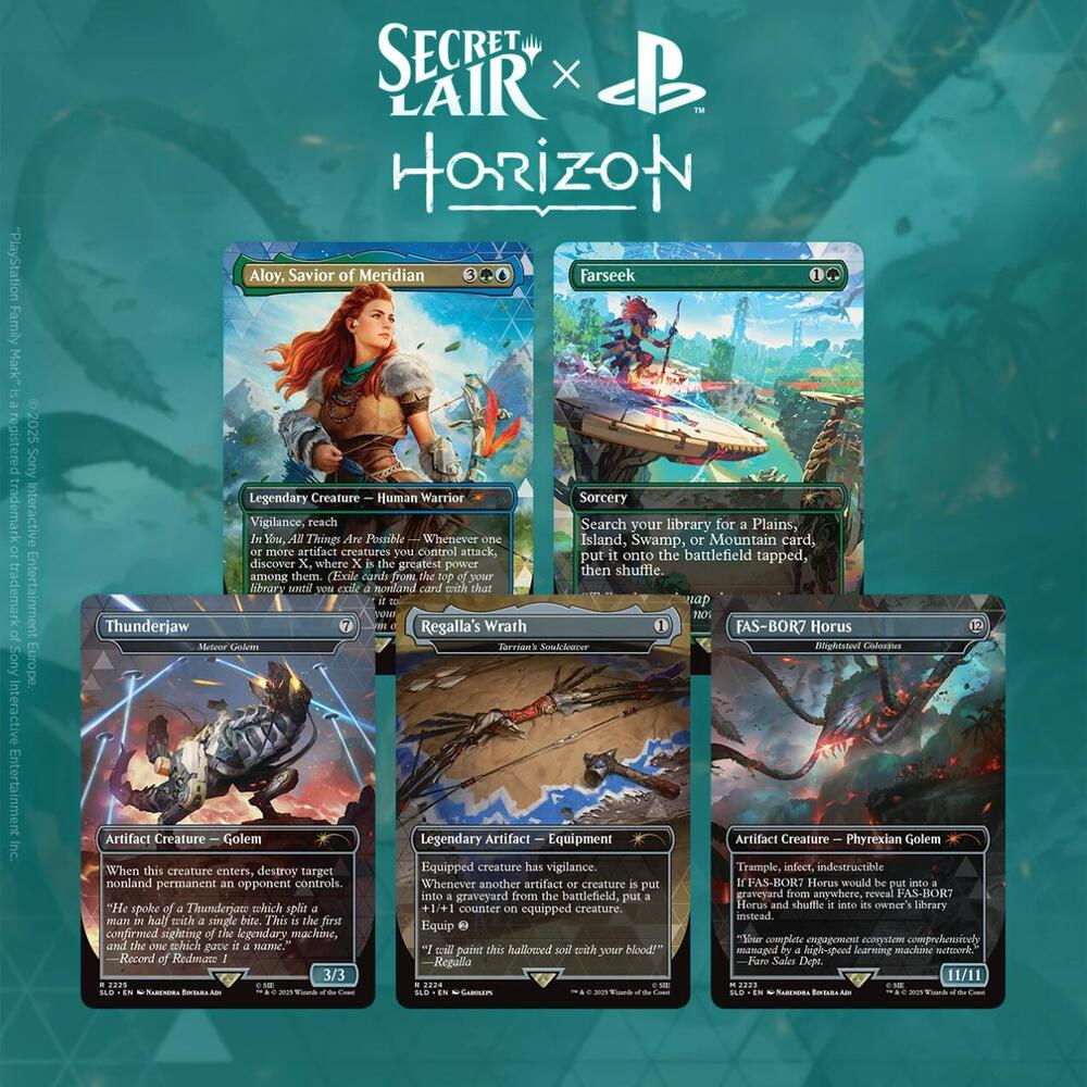 新品未開封　Secret Lair horizon Secret Lair x Horizon | Into the Forbidden West | Non-Foil Edition