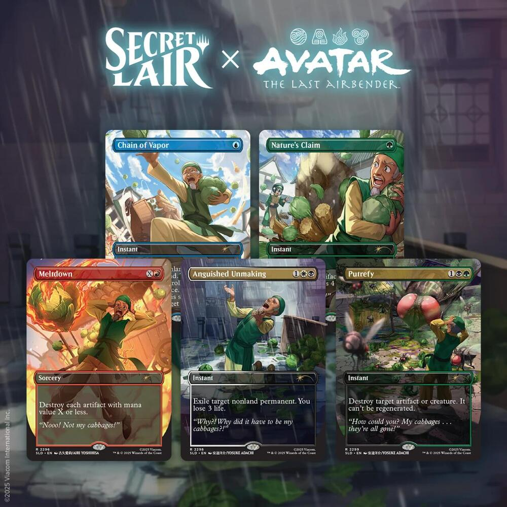 Secret Lair x Avatar | The Last Airbende |: My Cabbages! | Non