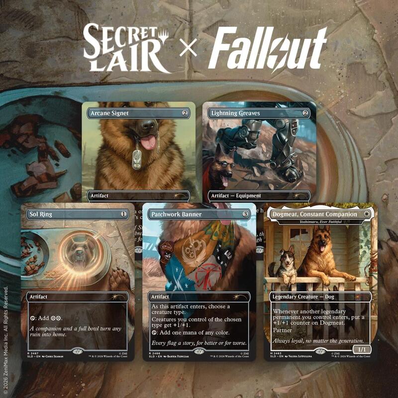 Secret Lair Drop: Secret Lair x Fallout: Greet the Dog - Non-Foil