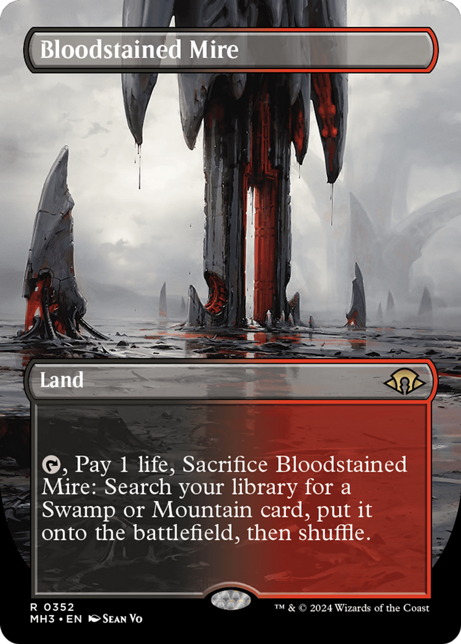 Bloodstained Mire (Borderless) - Modern Horizons 3 (MH3)