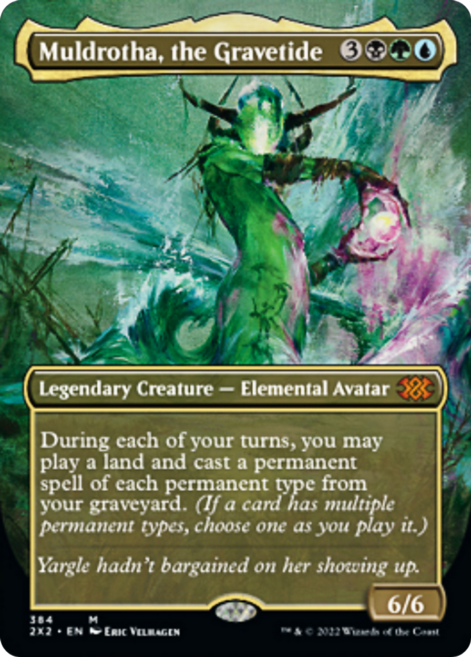 Muldrotha, the Gravetide (Borderless) - Double Masters 2022 (2X2)
