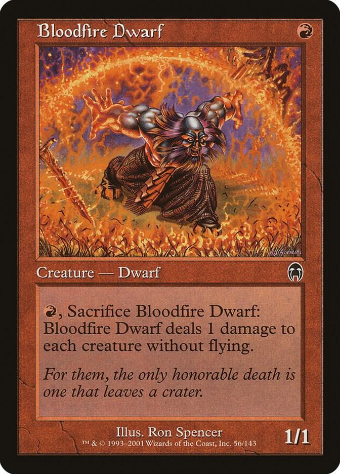 Bloodfire Dwarf | Apocalypse (APC) | Magic: The Gathering