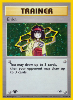 Erika (16) - Gym Heroes (G1) 1st Edition