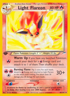 Light Flareon - Neo Destiny (N4) 1st Edition