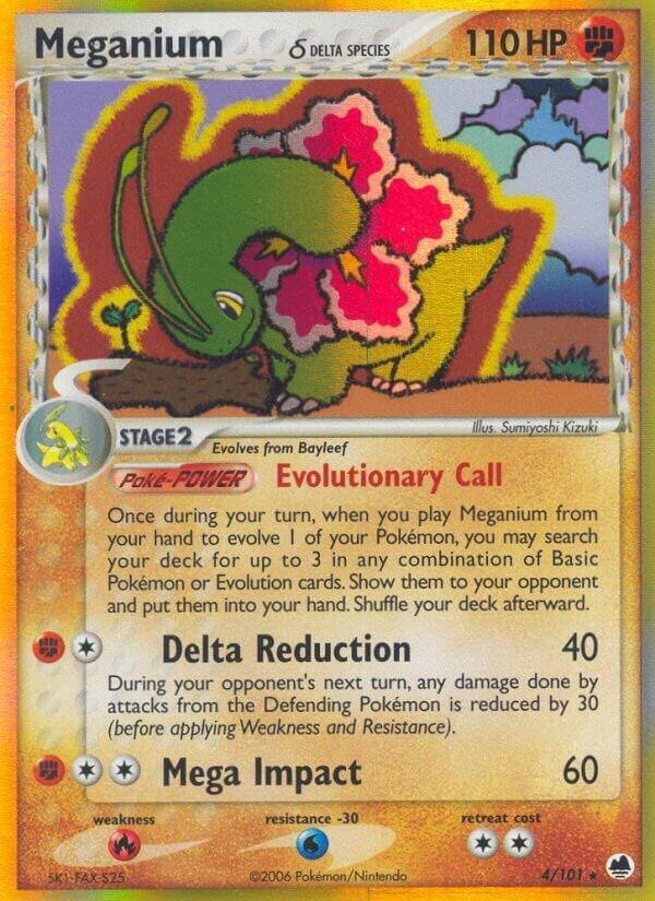 Meganium (Delta Species) - Dragon Frontiers (DF)
