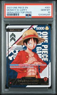 Monkey.D.Luffy - ST01-001 -Serialized Top Prize 565/700 - 2023 One 