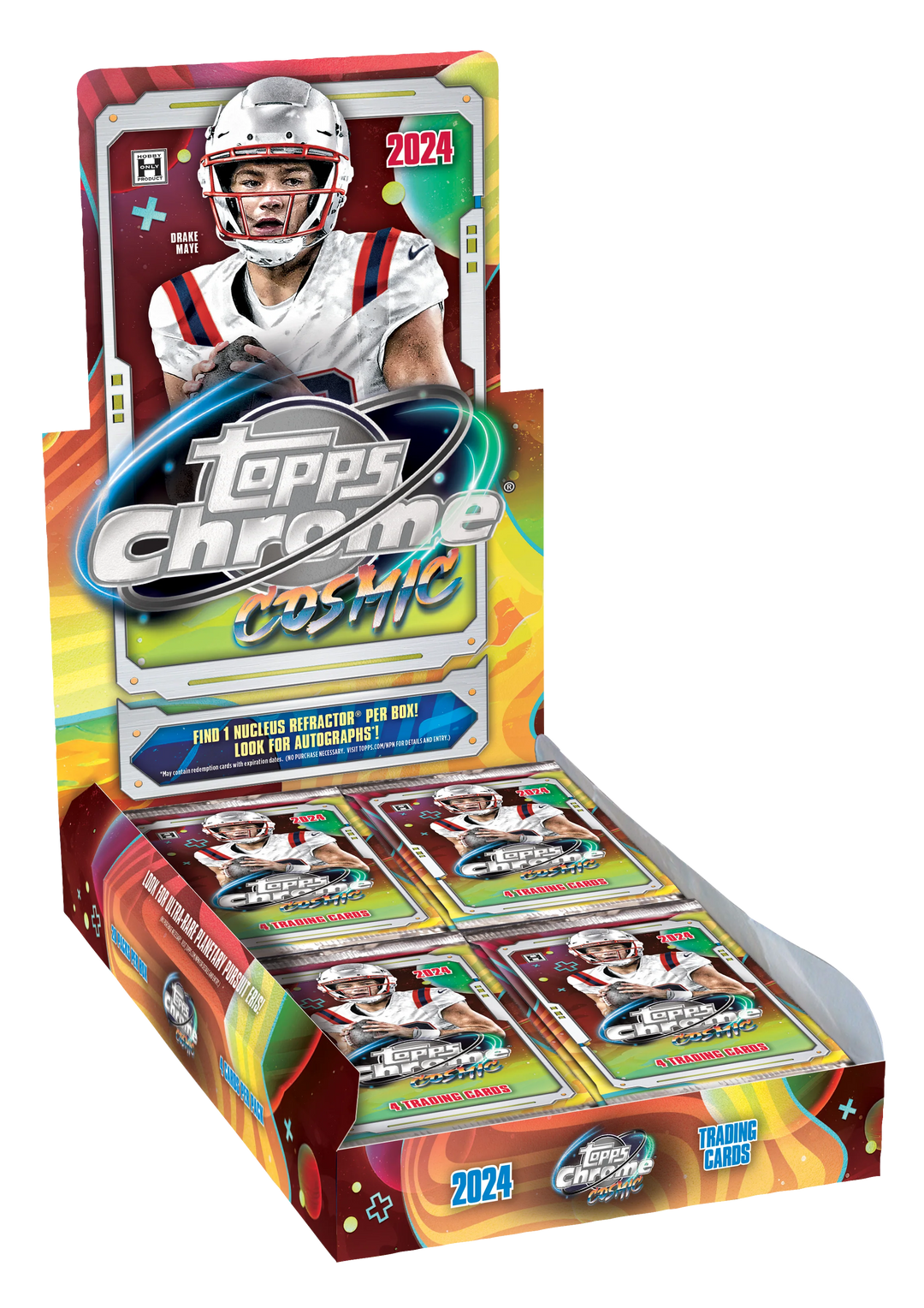 2024 Topps Chrome Cosmic Football Hobby Box