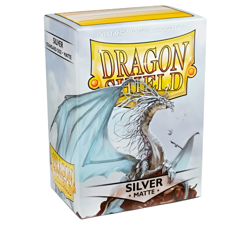 Dragon Shield Sleeves: Silver Matte (Box Of 100) – Cash Cards Unlimited