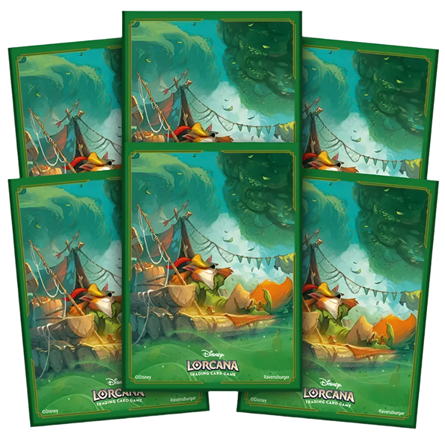 Disney Lorcana - Card Sleeves - Robin Hood (65-Pack) Disney Lorcana - Card Sleeves - Robin Hood (65-Pack)