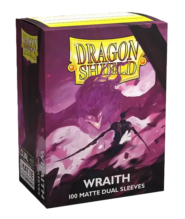 Dragon Shield Sleeves: Wraith Matte Dual (Box Of 100)