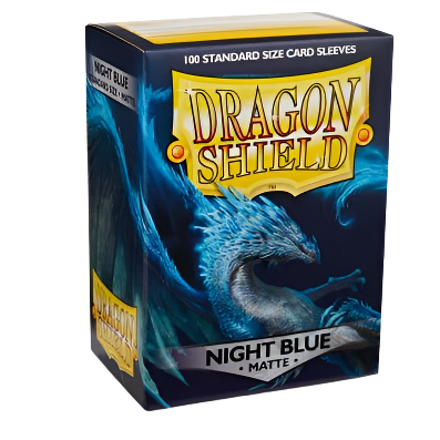 Dragon Shield Sleeves: Night Blue Matte (Box Of 100)