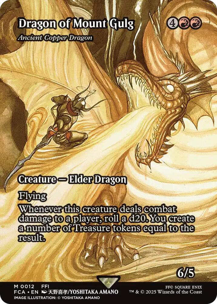 Dragon of Mount Gulg - Ancient Copper Dragon (Showcase) - Final Fantasy: Through the Ages (FCA)