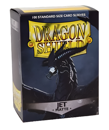 Dragon Shield Sleeves: Jet Matte (Box Of 100)