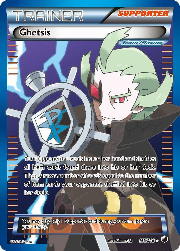 pokemon team plasma cards Ghetsis (Team Plasma) (Full Art)