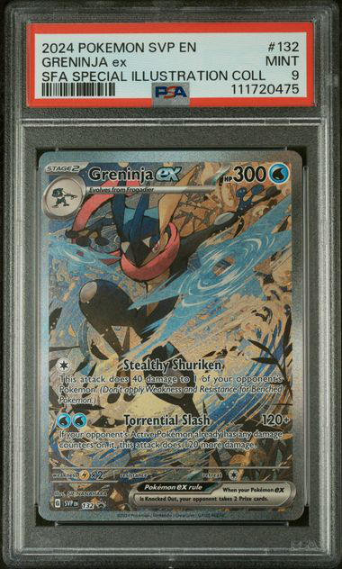 PSA9 2024 ゲッコウガEX greninja ex #132 Greninja EX 132 - SV: Scarlet & Violet Promo Cards - 2024